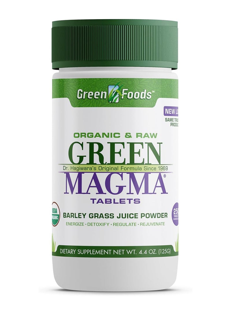 Green Foods - Organic & Raw Green Magma, Dietary Supplement 4.4 Oz (250 Tablets) - Image 1