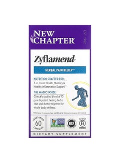 New Chapter Zyflamend Whole Body Supplement - 60 Capsules  - Image 2