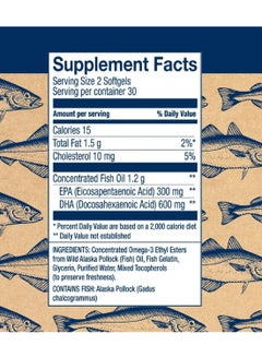 Wild Alaskan Fish Oil Peak EPA - 30 Fish Softgels - pnsku/N37795878A/45/_/1702643726/e0d70a46-4a68-4101-a495-043adc2af907