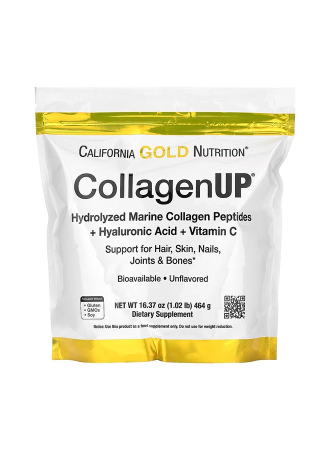 California Gold Nutrition CollagenUP Marine Collagen Unflavored  - Image 1