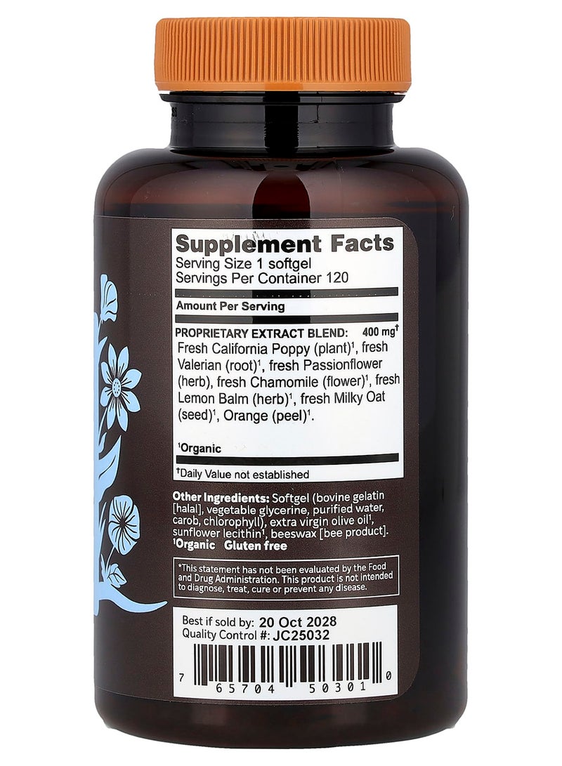 HERBS ETC. Deep Sleep - 120 Fast-Acting Softgels - Image 2