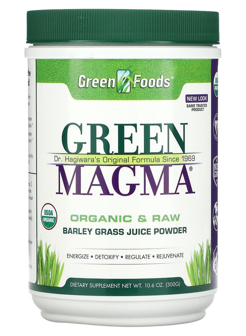 Green Foods Green Magma, Barley Grass Juice Powder, 10.6 oz (300 g)  - Image 1