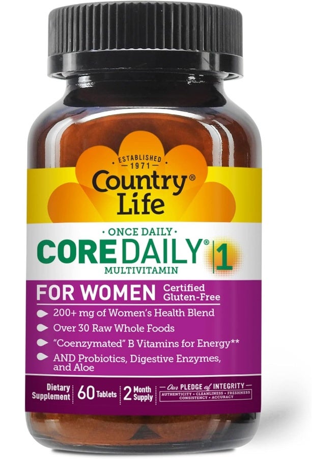 كانتري لايف مكمل غذائي كور ديلي 1 متعدد الفيتامينات - 60 قرص - Image 3