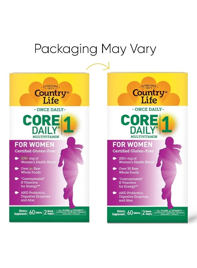 كانتري لايف مكمل غذائي كور ديلي 1 متعدد الفيتامينات - 60 قرص - Image 2