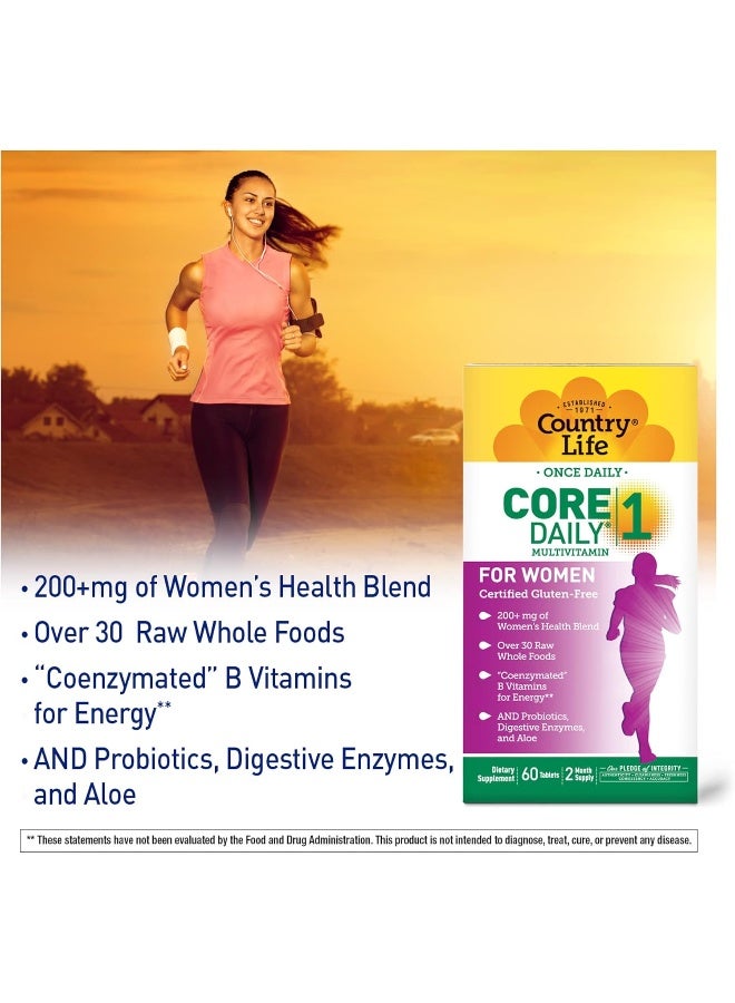 كانتري لايف مكمل غذائي كور ديلي 1 متعدد الفيتامينات - 60 قرص - Image 5