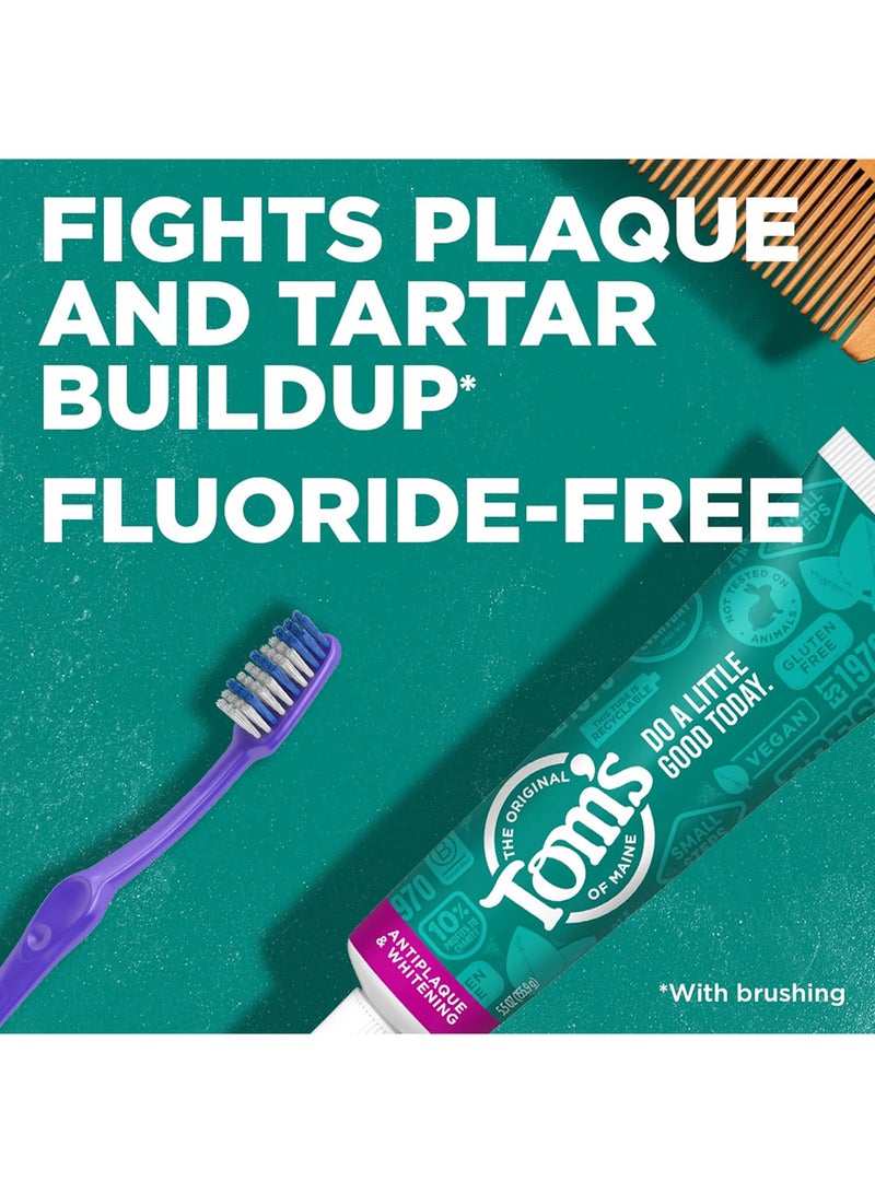 تومز أوف ماين معجون أسنان بالنعناع مبيض ومضاد للترسبات خالي من الفلورايد 155.9جرام - Image 3