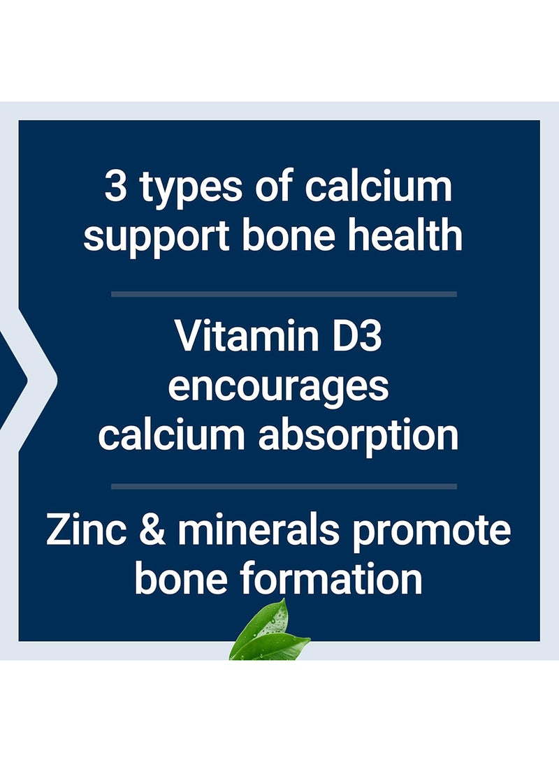 لايف إكستنشن مكمل الكالسيوم لاستعادة العظام من لايف إكستينشن غير معدّل وراثيًا، خالي من الغلوتين 120 كبسولة - Image 3