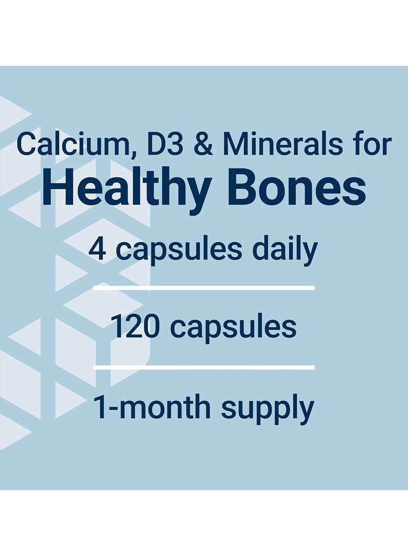لايف إكستنشن مكمل الكالسيوم لاستعادة العظام من لايف إكستينشن غير معدّل وراثيًا، خالي من الغلوتين 120 كبسولة - Image 4