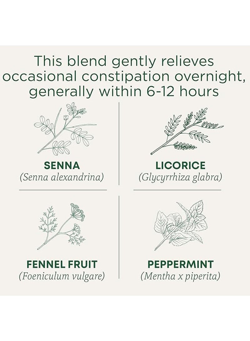 Traditional Medicinals - Organic Smooth Move, Senna Peppermint, Relieves Occasional Constipation, Caffeine Free, 16 Tea Bags - Image 1