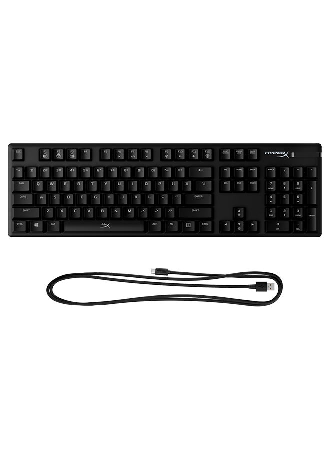 HYPERX - Alloy Origins RGB Mechanical Gaming Keyboard With Cable Black - Image 1