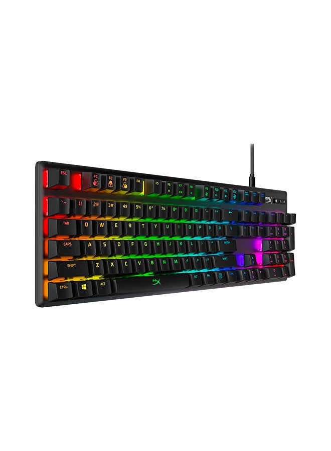 HYPERX - Alloy Origins RGB Mechanical Gaming Keyboard With Cable Black - Image 1
