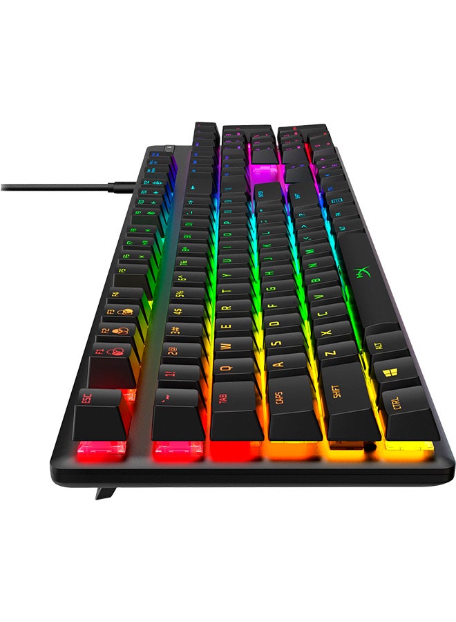 HYPERX - Alloy Origins RGB Mechanical Gaming Keyboard With Cable Black - Image 1