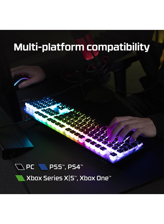 HYPERX - Alloy Origins RGB Mechanical Gaming Keyboard With Cable Black - Image 1