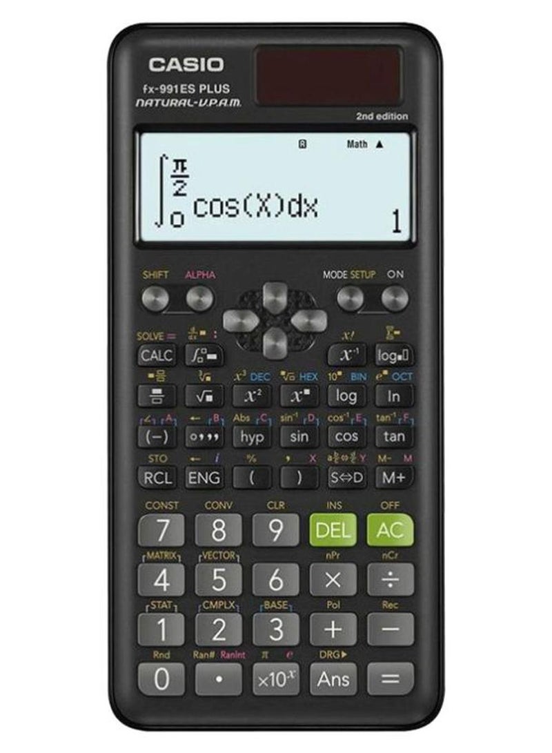CASIO ES Plus Series Scientific Calculator Black - Image 1