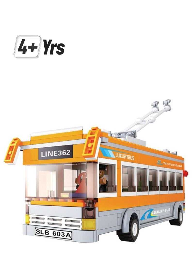 Sluban - M38-B0332 457-Piece Luxury Bus Building Set M38-B0332 457 4+ Years - Image 1