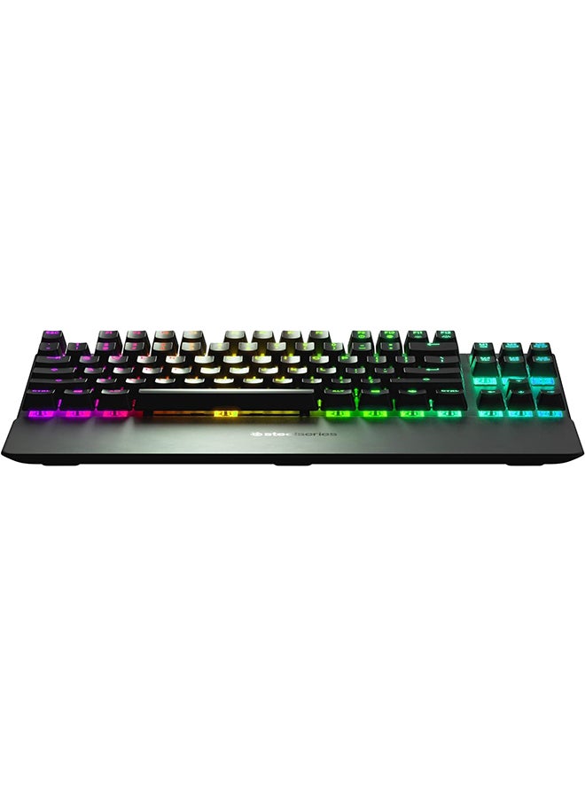steelseries - SteelSeries Apex 7 TKL Mechanical Gaming Keyboard, OLED Display, Red Switches, American QWERTY Layout - Image 1