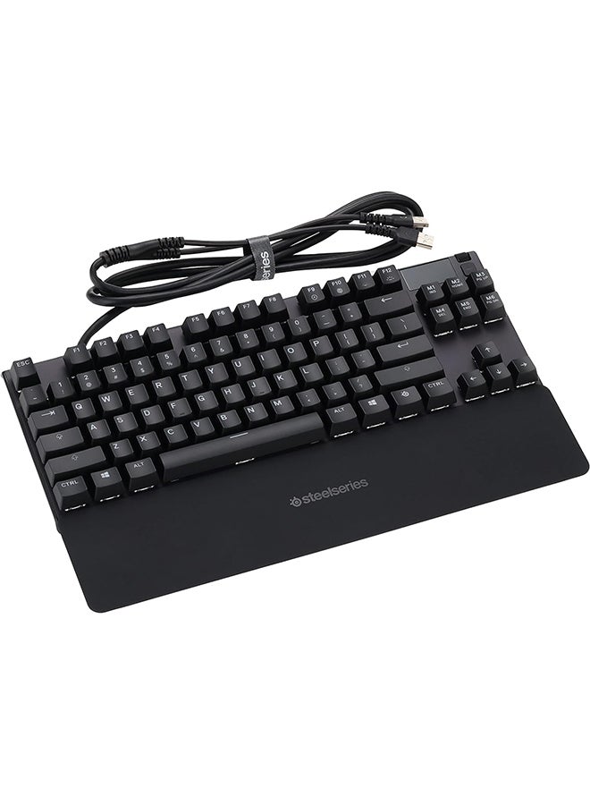 steelseries - SteelSeries Apex 7 TKL Mechanical Gaming Keyboard, OLED Display, Red Switches, American QWERTY Layout - Image 1