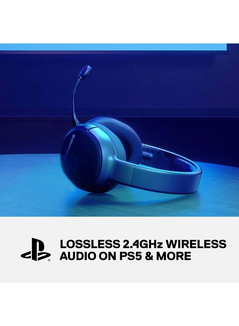 SteelSeries Arctis 1 Wireless Gaming Headset – USB-C – Detachable Clearcast Microphone – for PC, PS4, Nintendo Switch and Lite, Android – Black