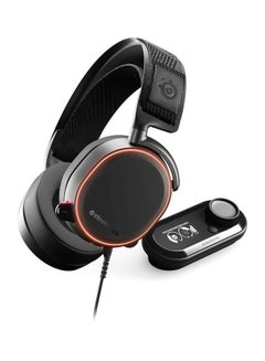 Arctis Pro + GameDAC Hi-Res Gaming Headset with Retractable Boom Microphone, Neodymium 40mm Drivers, 5–40,000 Hz Frequency Response, 102 dB Sensitivity, Bidirectional Noise-Canceling Mic, 96 kHz/24-bit Audio, THD+N <0.0032%, USB & Optical Connectivity for PC, PS4, PS5, Mac, and Full Compatibility with Windows 7+ & macOS 10.9+ | 61453 - pnsku/N37818886A/45/_/1696942088/fe565fe4-a255-4f41-9423-eaab36930063