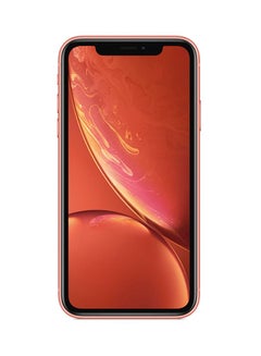 أبل مُجدد - آيفون XR بذاكرة داخلية سعة 128 جيجابايت يدعم تقنية 4G LTE ومزود بتطبيق فيس تايم، لون مرجاني  - Image 2