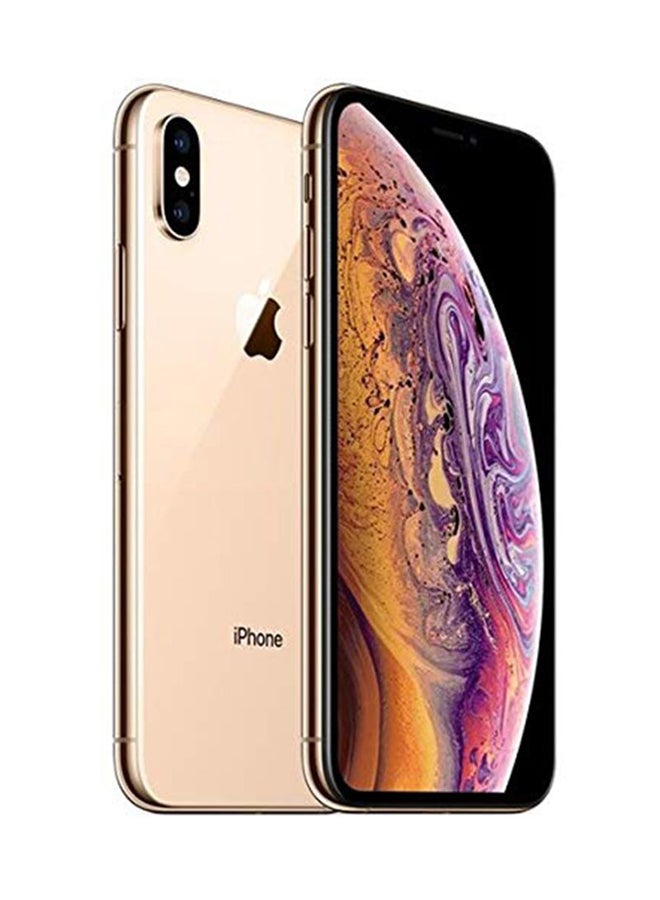 أبل - مجدد - هاتف آيفون XS بذاكرة داخلية 256 جيجابايت مع تطبيق فيس تايم ويدعم تقنية 4G LTE بلون ذهبي - Image 1