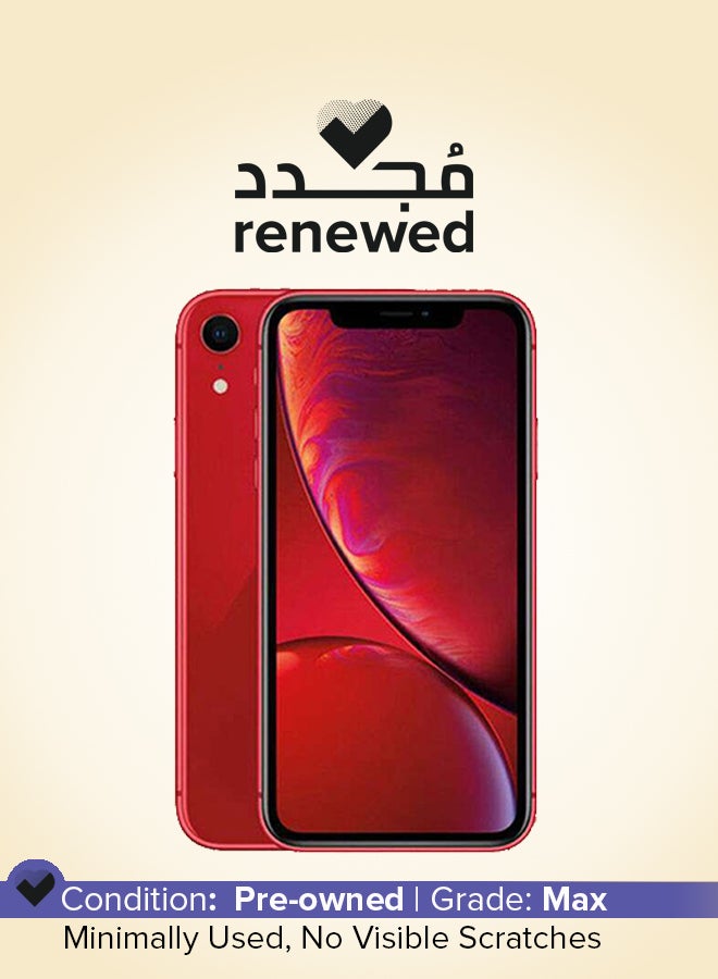 Apple Renewed - iPhone XR 128GB Red 4G With Facetime  - Image 1