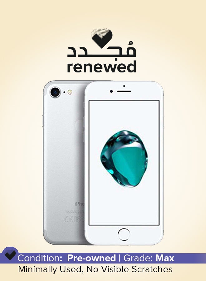 Apple Renewed - iPhone 7 32GB Silver 4G With Facetime - Image 1
