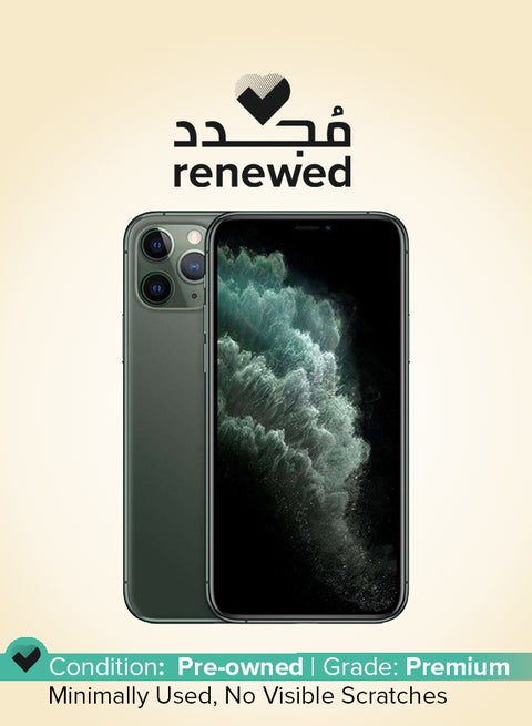 Renewed - iPhone 11 Pro 256GB Midnight Green 4G With Facetime - International Version