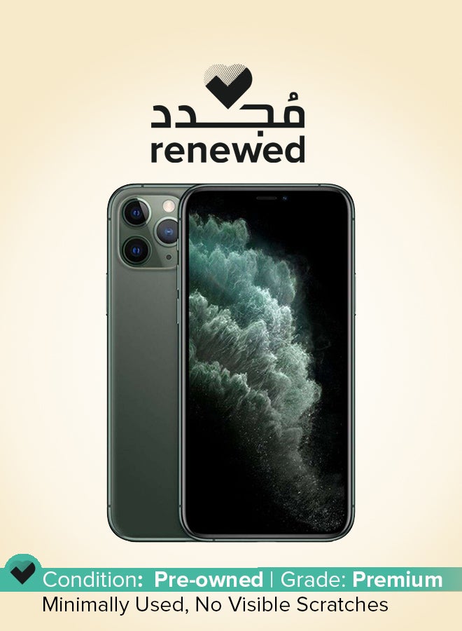 Renewed - iPhone 11 Pro 256GB Midnight Green 4G With Facetime - International Version