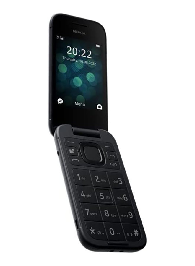 NOKIA 2660 Flip Dual Sim Feature Phone Black 48MB RAM 128MB 4G - International Version - Image 3