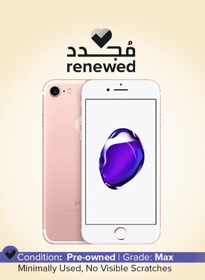 Apple Renewed - iPhone 7 32GB Rose Gold 4G With Facetime - International Version - Image 1