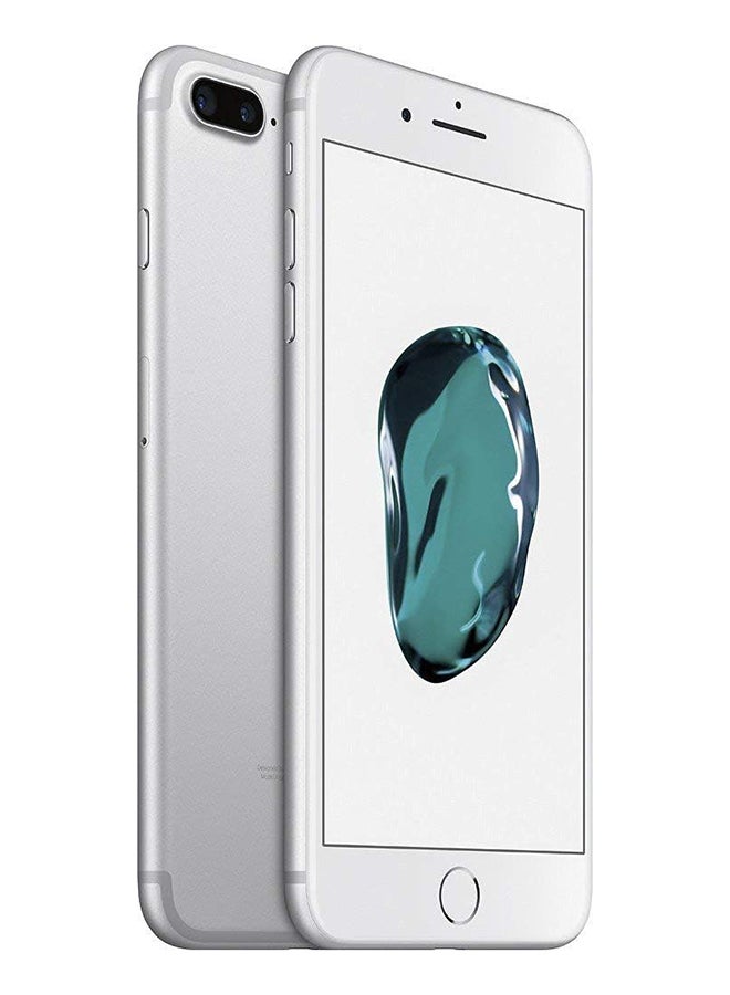 Apple - Renewed - iPhone 7 Plus 128GB Silver 4G With Facetime - International Version - Image 1