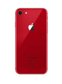 أبل مُجدد - هاتف آيفون 8 بذاكرة  داخلية 64 جيجابايت ويدعم تقنية 4G LTE بلون أحمر (برودكت) ريد مع تطبيق فيس تايم  - Image 3