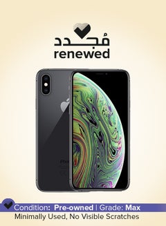 Renewed - iPhone XS Max 256GB Space Grey 4G With Facetime - International Version