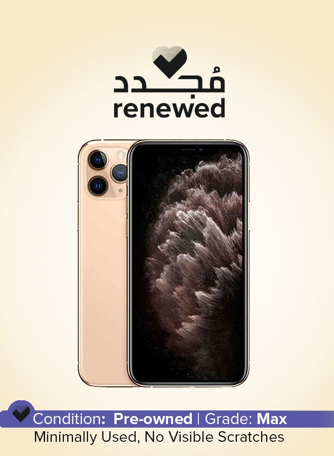 Renewed - iPhone 11 Pro Max 256GB Gold 4G With Facetime - International Version - pnsku/N37936489A/45/_/1716554350/3d5f193f-977f-44bc-862e-acf69f9fef1f