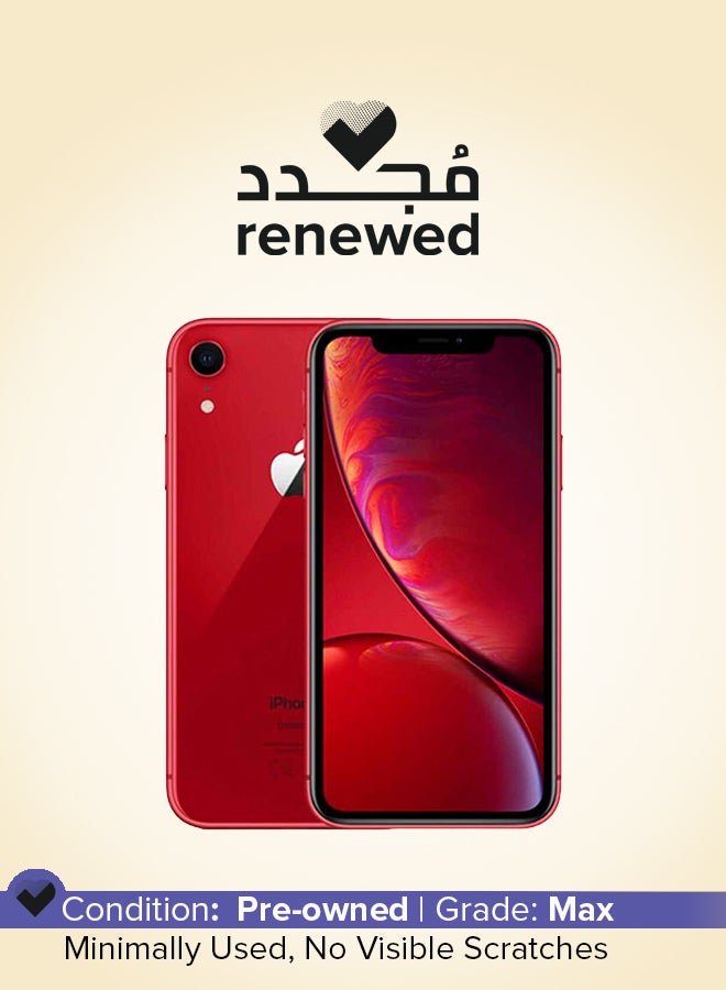 تم تجديده - آيفون XR مع فيس تايم باللون الأحمر سعة 64 جيجابايت 4G LTE - pnsku/N37936521A/45/_/1724951671/b822dc2f-7270-40fb-ab35-88eecddded9b