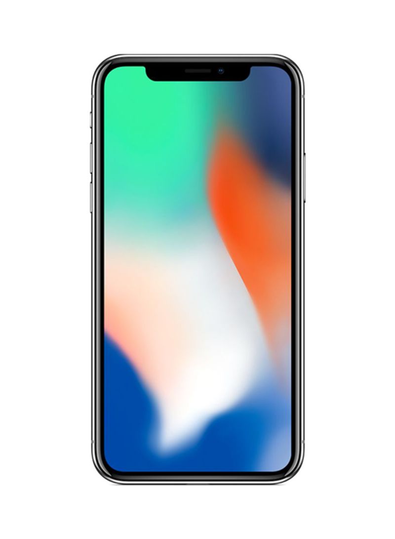 Apple Renewed - iPhone X 64GB Silver 4G With Facetime - International Version  - Image 2