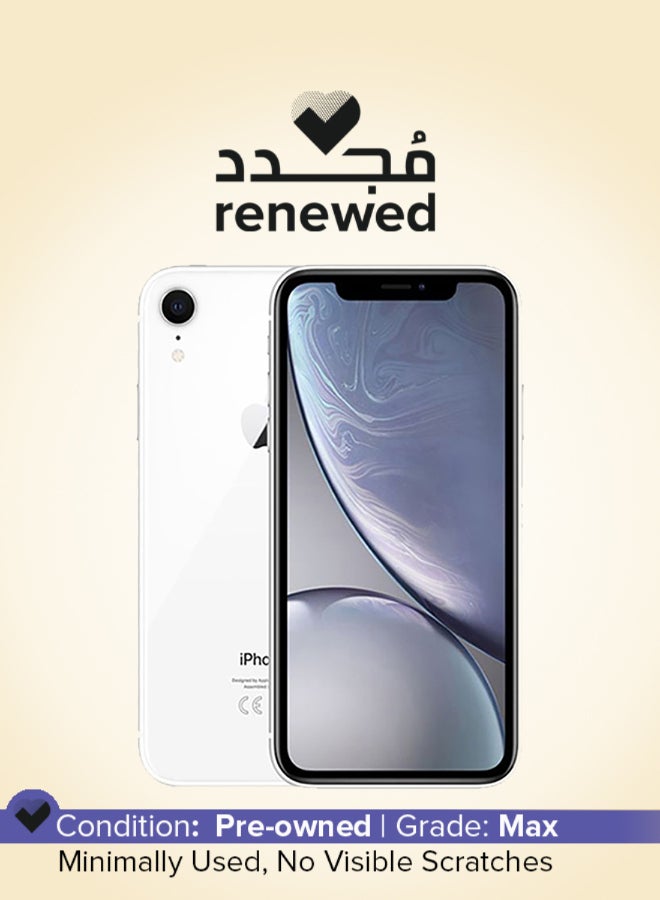 Apple Renewed - iPhone XR With FaceTime White 64GB 4G LTE - Image 1