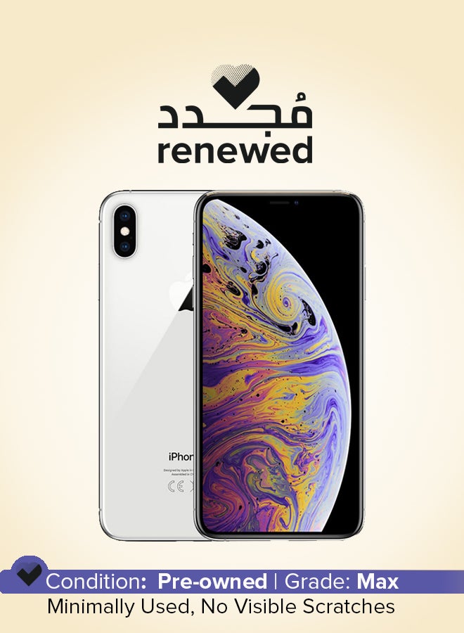 Apple - Renewed - iPhone XS 64GB Silver 4G With Facetime - International Version - Image 1