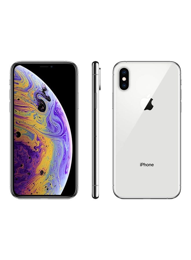 Apple - Renewed - iPhone XS 64GB Silver 4G With Facetime - International Version - Image 1