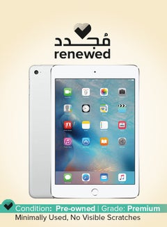 Apple Renewed - iPad Mini 4 2015 (4th Gen) With FaceTime 7.9-inch 128GB Wi-Fi Silver  - Image 1