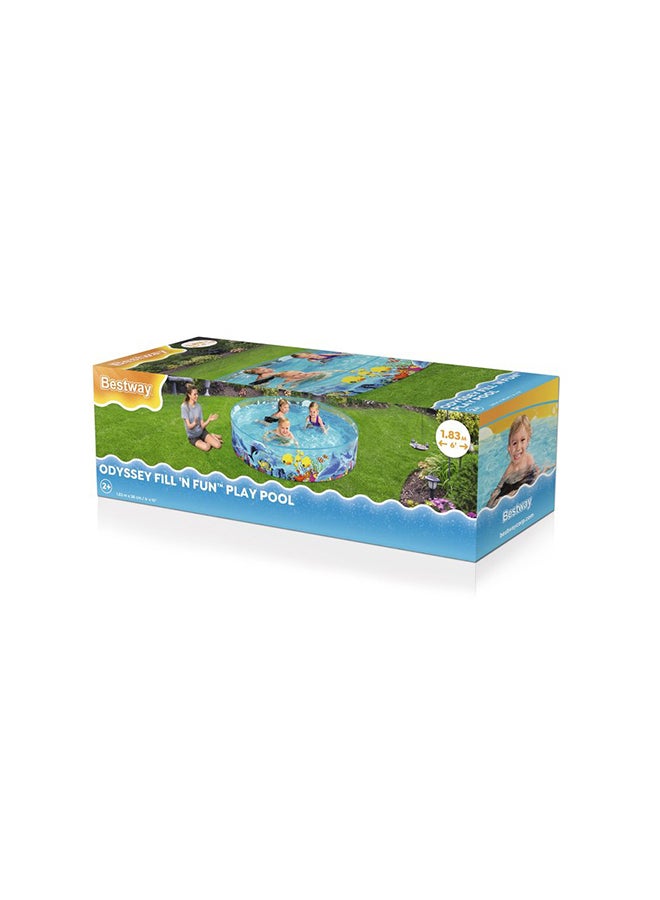 Bestway Odyssey Fill N Fun Play Pool 183x38cm - Image 1