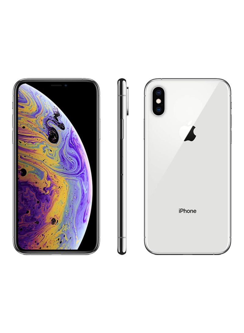 Apple - Renewed - iPhone XS 64GB Silver 4G With Facetime - International Version - Image 1