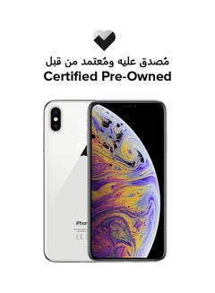 Certified Pre Owned - iPhone XS Max 512GB Silver 4G With Facetime - Middle East Version