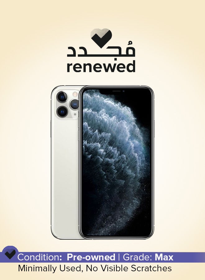 Apple - Renewed - iPhone 11 Pro 256GB Silver 4G With Facetime - International Version - Image 1