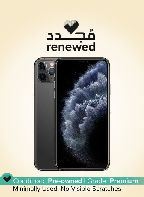 Renewed - iPhone 11 Pro 256GB Space Grey 4G With Facetime - International Version