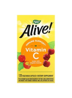 Organic Vitamin C, 120 Vegetarian Capsules Packaging May Vary