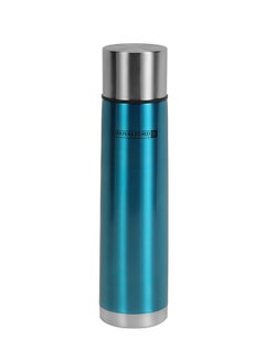 Royalford Vacuum Bottle Double Wall Stainless Steel 1000Ml 33.5Oz Hot Cool 304 Stainless Steel Inner Pot Blue/Brown-Assorted  - Image 1