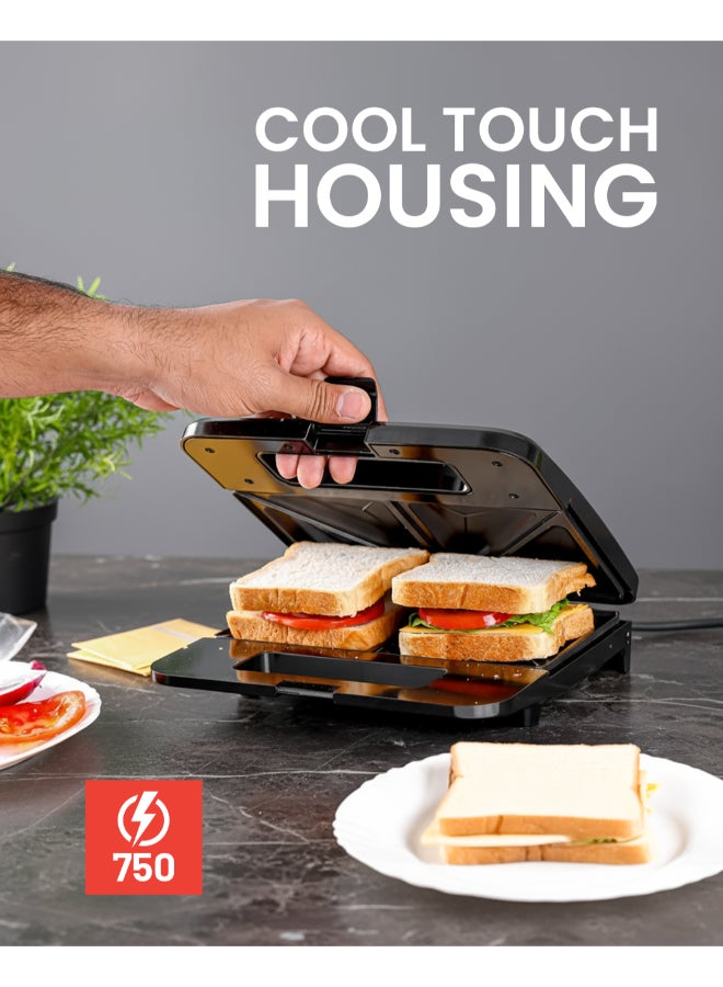 أولسنمارك ماكينة صنع السندويشات 750 W OMSM2404 أبيض - Image 2