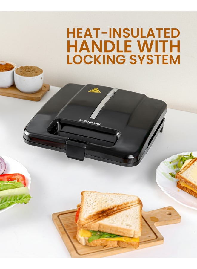 أولسنمارك ماكينة صنع السندويشات 750 W OMSM2404 أبيض - Image 3
